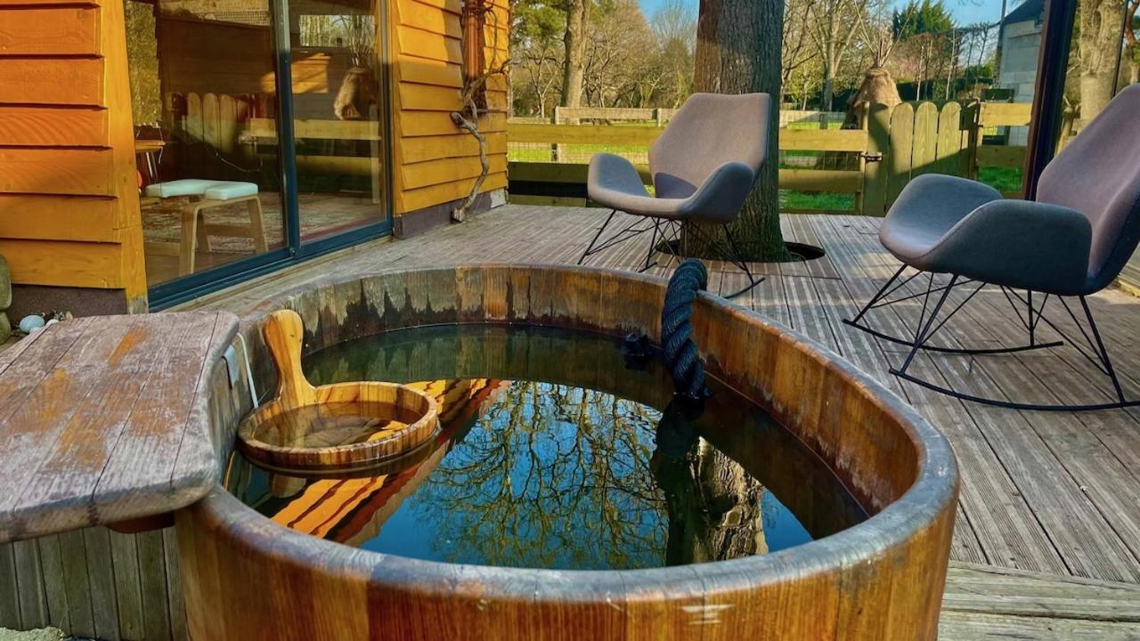 O Et Terre, Gite Ressourcement Bains Spa Cryo Sauna Et Foret Dormelles Bagian luar foto